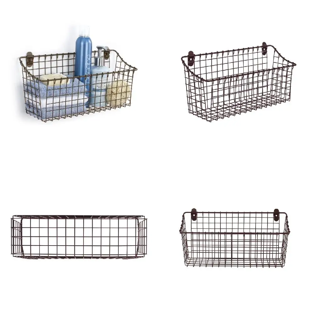 Vintage Heavy Duty Large Bronze Wire Wall Mount and Cabinet Storage Basket, Perfect for Home Organization and Decoration.
Vintage Heavy Duty Large Bronze Wire Wall Mount and Cabinet Storage Basket, Perfect for Home Organization and Decoration.