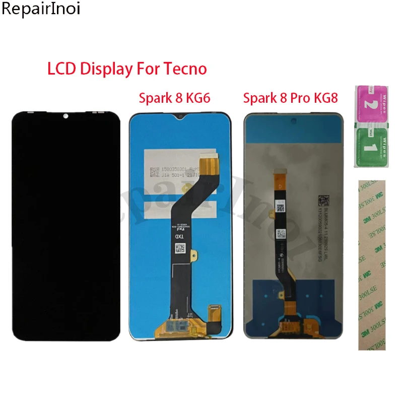 ЖК-дисплей для Tecno Spark 8 KG6, дисплей для Tecno Spark 8 Pro KG8, запасные части для ЖК-дисплея 100% протестирован
ЖК-дисплей для Tecno Spark 8 KG6, дисплей для Tecno Spark 8 Pro KG8, запасные части для ЖК-дисплея 100% протестирован