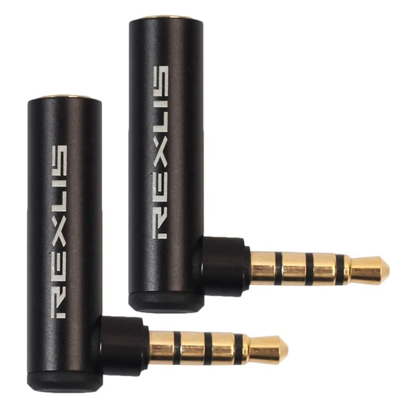 2X REXLIS 3.5Mm Male To Female 90 Degree Right Angled Adapter Audio Microphone Jack Stereo Plug Connector
2X REXLIS 3.5Mm Male To Female 90 Degree Right Angled Adapter Audio Microphone Jack Stereo Plug Connector