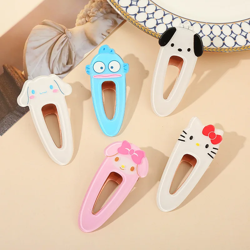 Cinnamoroll Hairpin Hello Kitty Sanrio BB Clip Hello Kitty Cartoon Cute Sweet Girl Hair Bangs Side Clip Hair Accessories
Cinnamoroll Hairpin Hello Kitty Sanrio BB Clip Hello Kitty Cartoon Cute Sweet Girl Hair Bangs Side Clip Hair Accessories