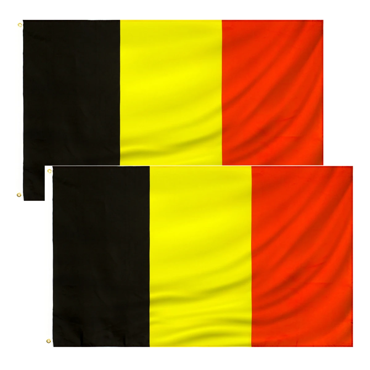 2pcs Belgium Flag 90x150cm Belgian National Flags Polyester Vivid Color and Fade Proof with Brass Grommets
2pcs Belgium Flag 90x150cm Belgian National Flags Polyester Vivid Color and Fade Proof with Brass Grommets