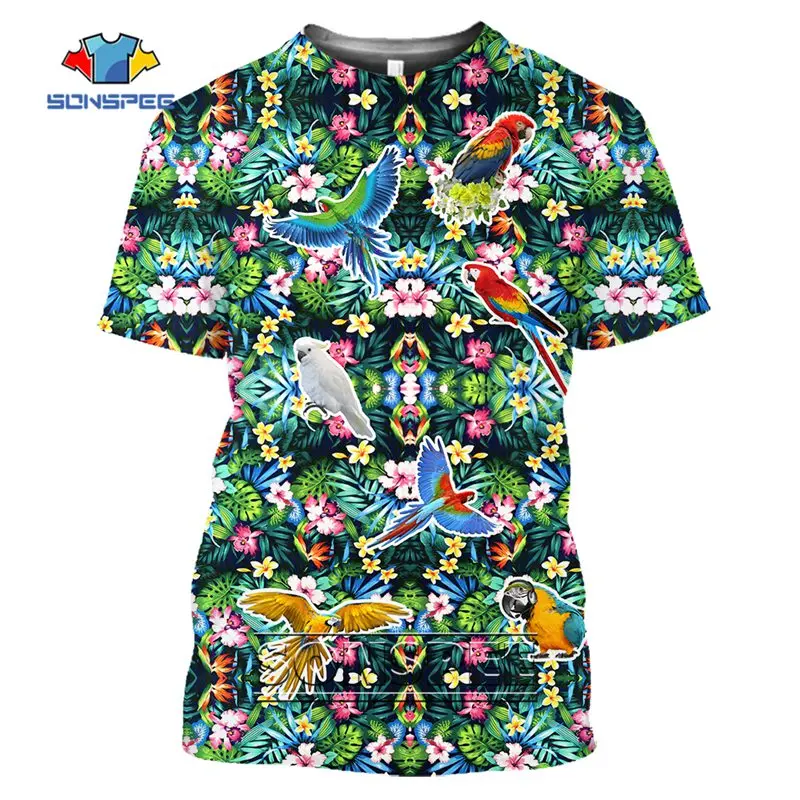 Гавайская футболка с изображением животных, тропических попугаев, Новое поступление на лето 2022, футболки с коротким рукавом и принтом, Повс...
Гавайская футболка с изображением животных, тропических попугаев, Новое поступление на лето 2022, футболки с коротким рукавом и принтом, Повс...