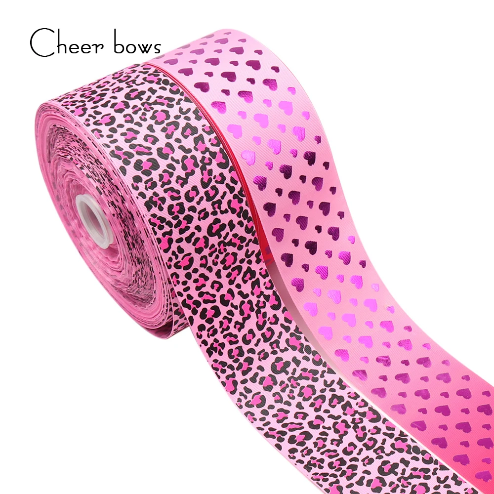 2Y/lot 3" Pink Leopard Grosgrain Ribbon Foil Heart Printed Ribbon DIY Hair Accessories For Wedding Party Decor Sofa Bed Decor
2Y/lot 3" Pink Leopard Grosgrain Ribbon Foil Heart Printed Ribbon DIY Hair Accessories For Wedding Party Decor Sofa Bed Decor