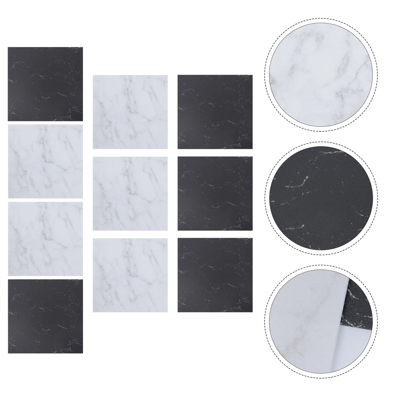 Tile Stickers Floor Sticker Marble Wall Paper Bathroom Peel Backsplash Decals White Black 3D Skid Non Decal Kitchen Stick
Tile Stickers Floor Sticker Marble Wall Paper Bathroom Peel Backsplash Decals White Black 3D Skid Non Decal Kitchen Stick