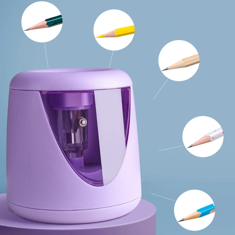 Automatic Electric Pencil Sharpener Multi-function Heavy Duty USB Mechanical School Primary Students Children Stationery Gift
Automatic Electric Pencil Sharpener Multi-function Heavy Duty USB Mechanical School Primary Students Children Stationery Gift