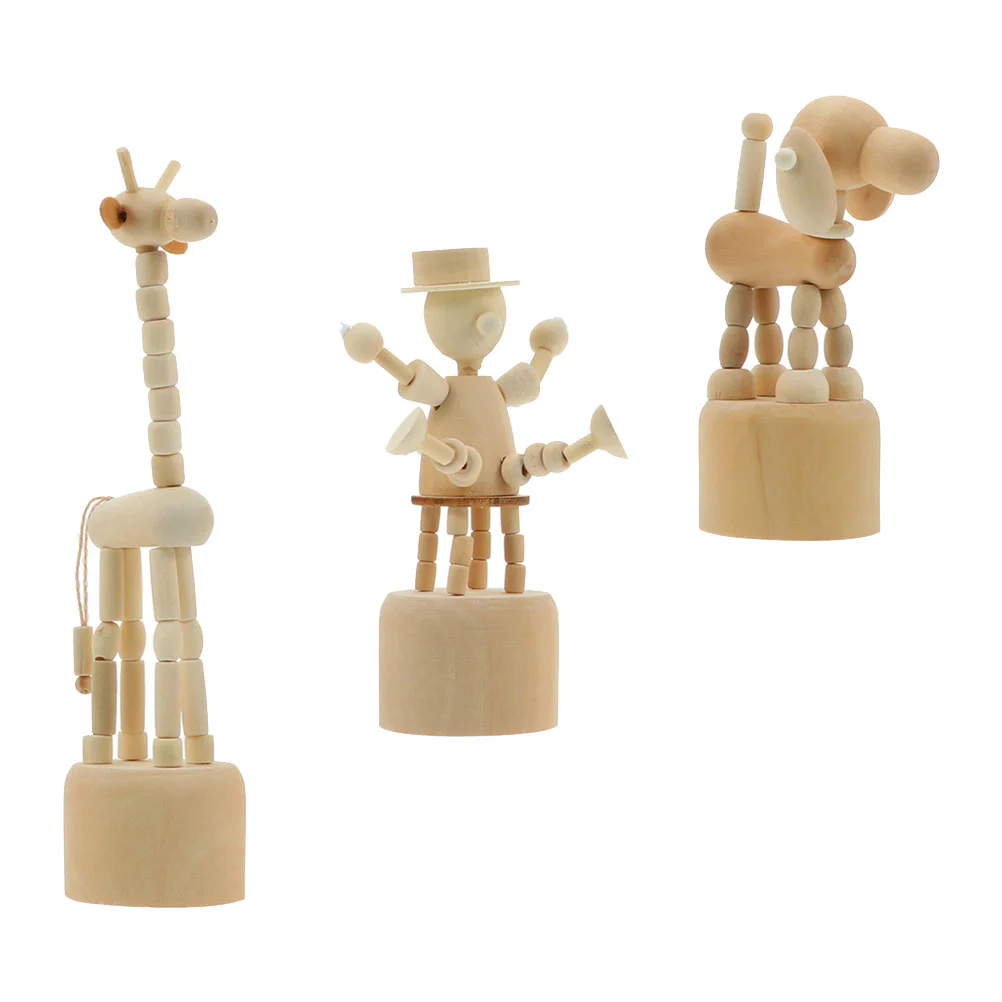 Wooden Animal Wood Giraffe Toys Puppets Puppet Unfinished Finger Toy Push Figurine Figures Diy Thumb Peg Press Craft Animals
Wooden Animal Wood Giraffe Toys Puppets Puppet Unfinished Finger Toy Push Figurine Figures Diy Thumb Peg Press Craft Animals