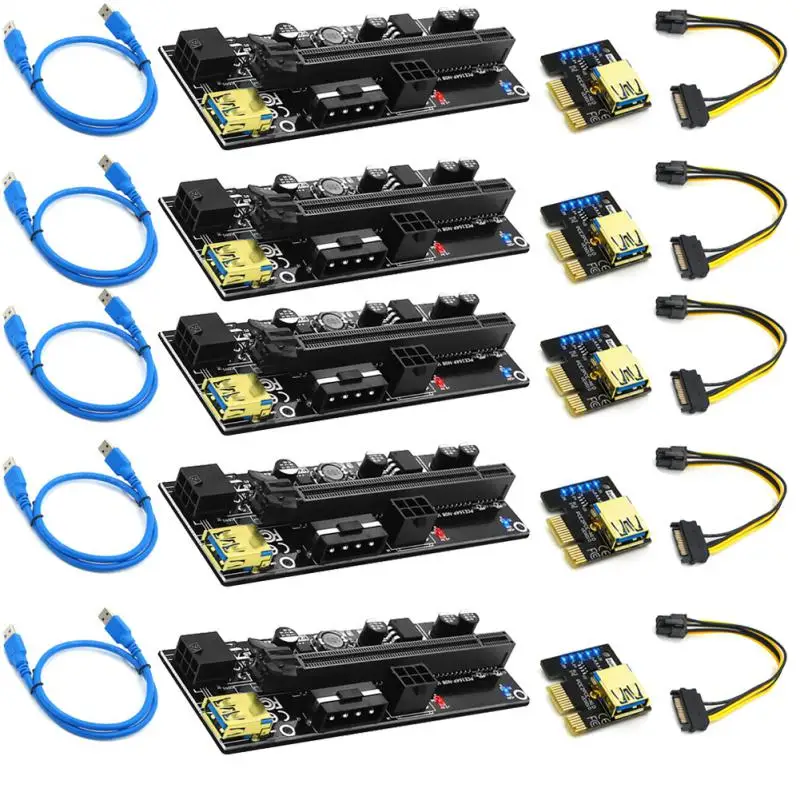 Переходная карта VER009S PCI-E, Райзер 009S PCI Express PCIE 1X до 16X, расширитель 1 м, 0,6 м, USB 3,0, кабель SATA на 6 контактов питания для видеокарты
Переходная карта VER009S PCI-E, Райзер 009S PCI Express PCIE 1X до 16X, расширитель 1 м, 0,6 м, USB 3,0, кабель SATA на 6 контактов питания для видеокарты