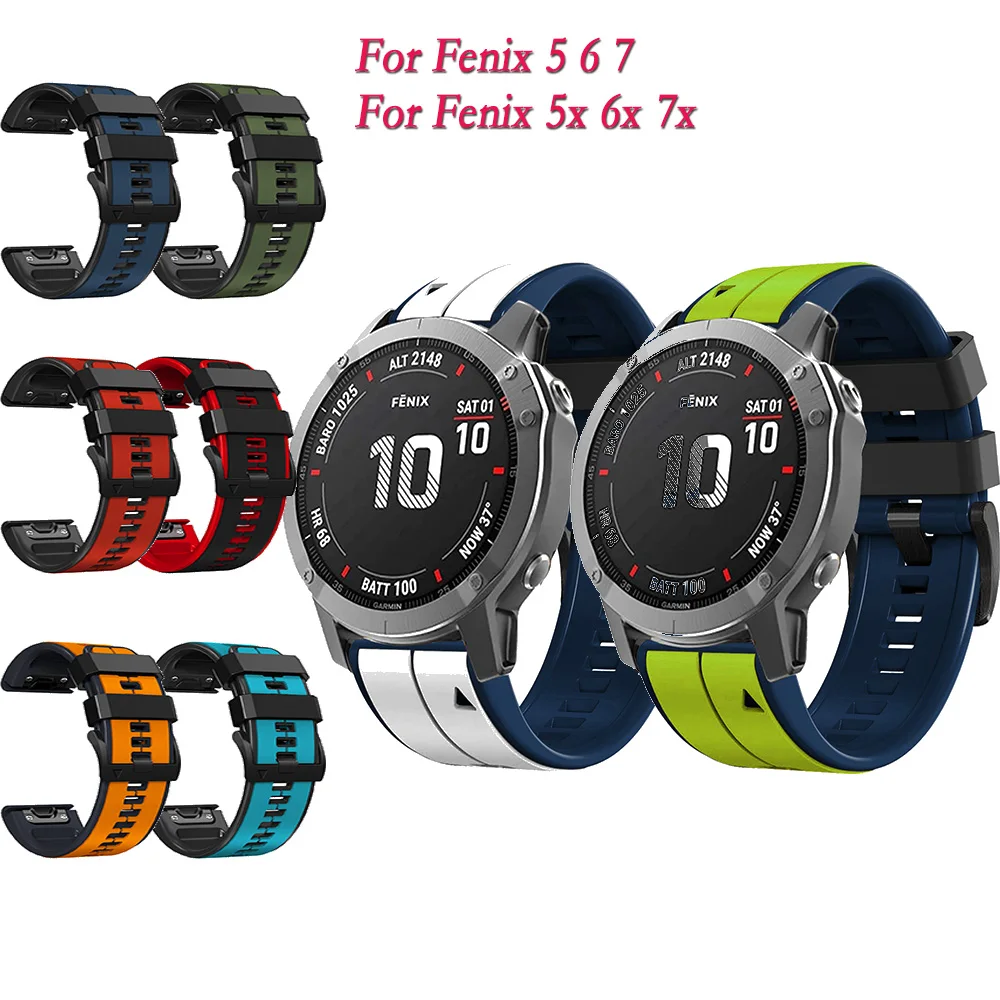 Ремешок силиконовый для Garmin Fenix 5 5x6 6x7 7x, спортивный браслет для наручных часов Garmin Fenix, аксессуары для часов, 22 мм 26 мм
Ремешок силиконовый для Garmin Fenix 5 5x6 6x7 7x, спортивный браслет для наручных часов Garmin Fenix, аксессуары для часов, 22 мм 26 мм