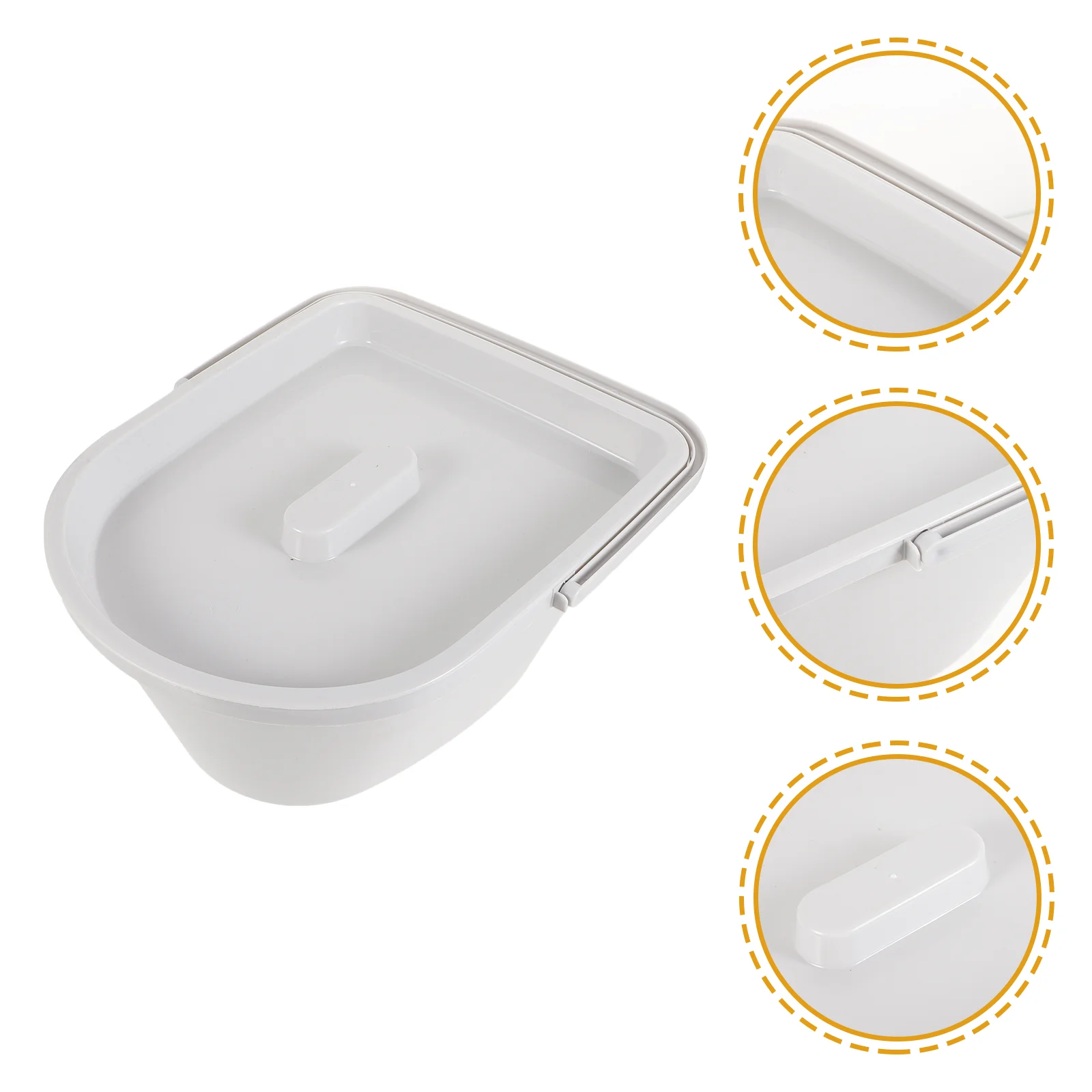 Plastic Chamber Pot Urine Pots Aldult Spittoon Urinal Night Handle Portable Toilet Elderly Bedpan Bucket
Plastic Chamber Pot Urine Pots Aldult Spittoon Urinal Night Handle Portable Toilet Elderly Bedpan Bucket