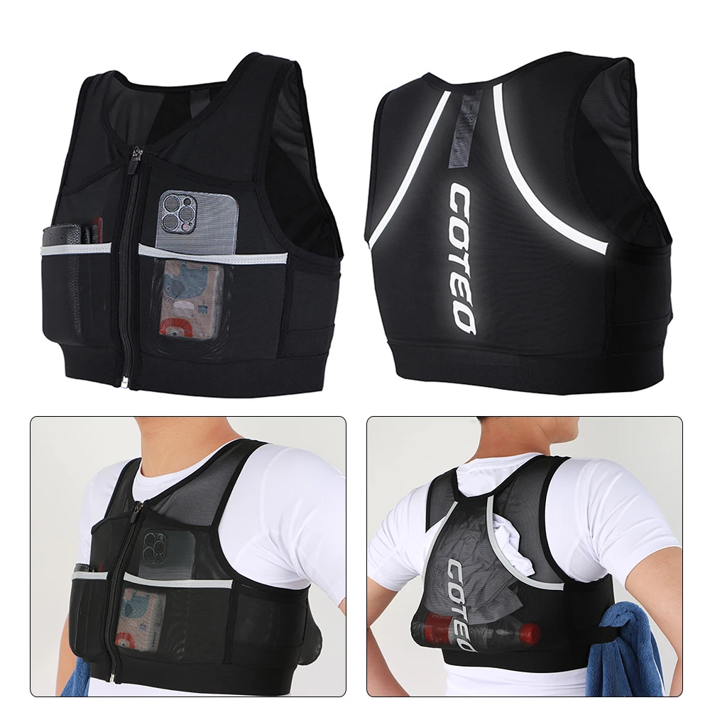 Universal Reflective Running Vests Mobile Phone Holder Elastic Lightweight Jacket Backpacks Breathable Running Chest Pack Vests
Universal Reflective Running Vests Mobile Phone Holder Elastic Lightweight Jacket Backpacks Breathable Running Chest Pack Vests