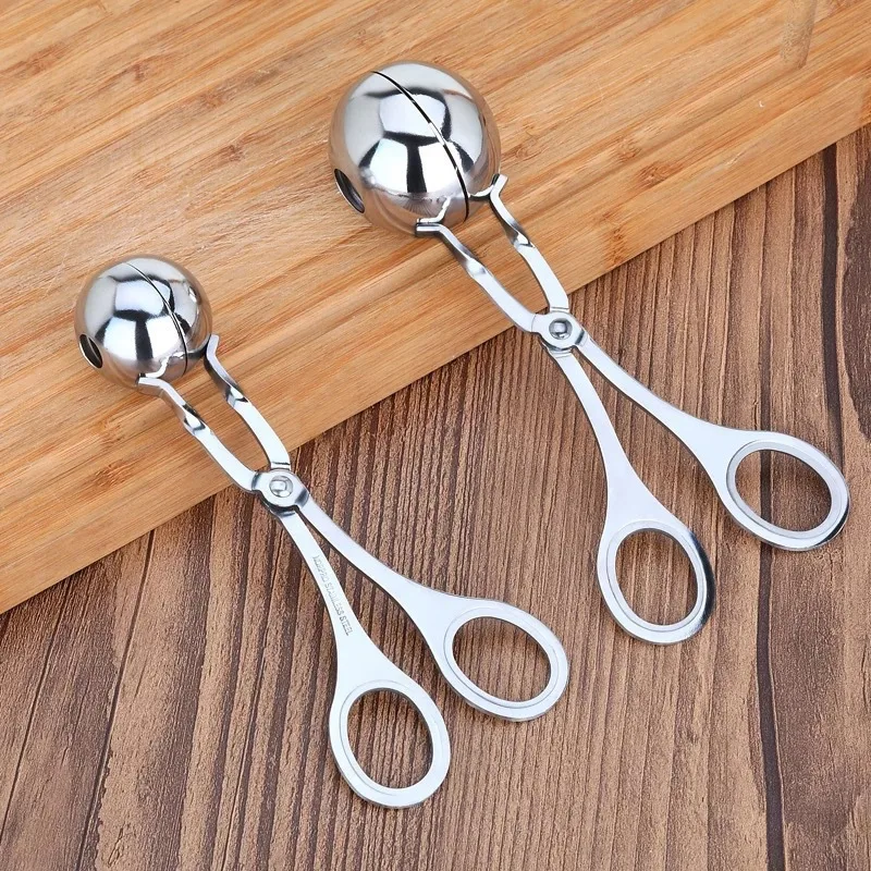 Explosive 304 Stainless Steel Meatball Clip Scissors-type Fine-polishing Pill Maker Touch Ice Cream Ball Clip Kitchen Gadgets
Explosive 304 Stainless Steel Meatball Clip Scissors-type Fine-polishing Pill Maker Touch Ice Cream Ball Clip Kitchen Gadgets