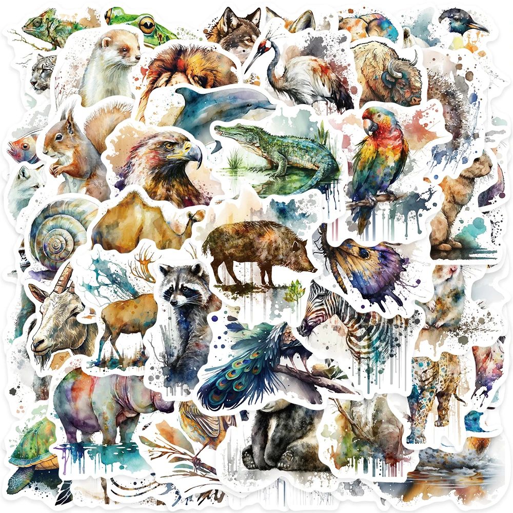 10/50pcs Aesthetic Watercolor Painting Animals Stickers For Laptop Water Bottle Luggage Guitar Waterproof Graffiti Vinyl Decals
10/50pcs Aesthetic Watercolor Painting Animals Stickers For Laptop Water Bottle Luggage Guitar Waterproof Graffiti Vinyl Decals