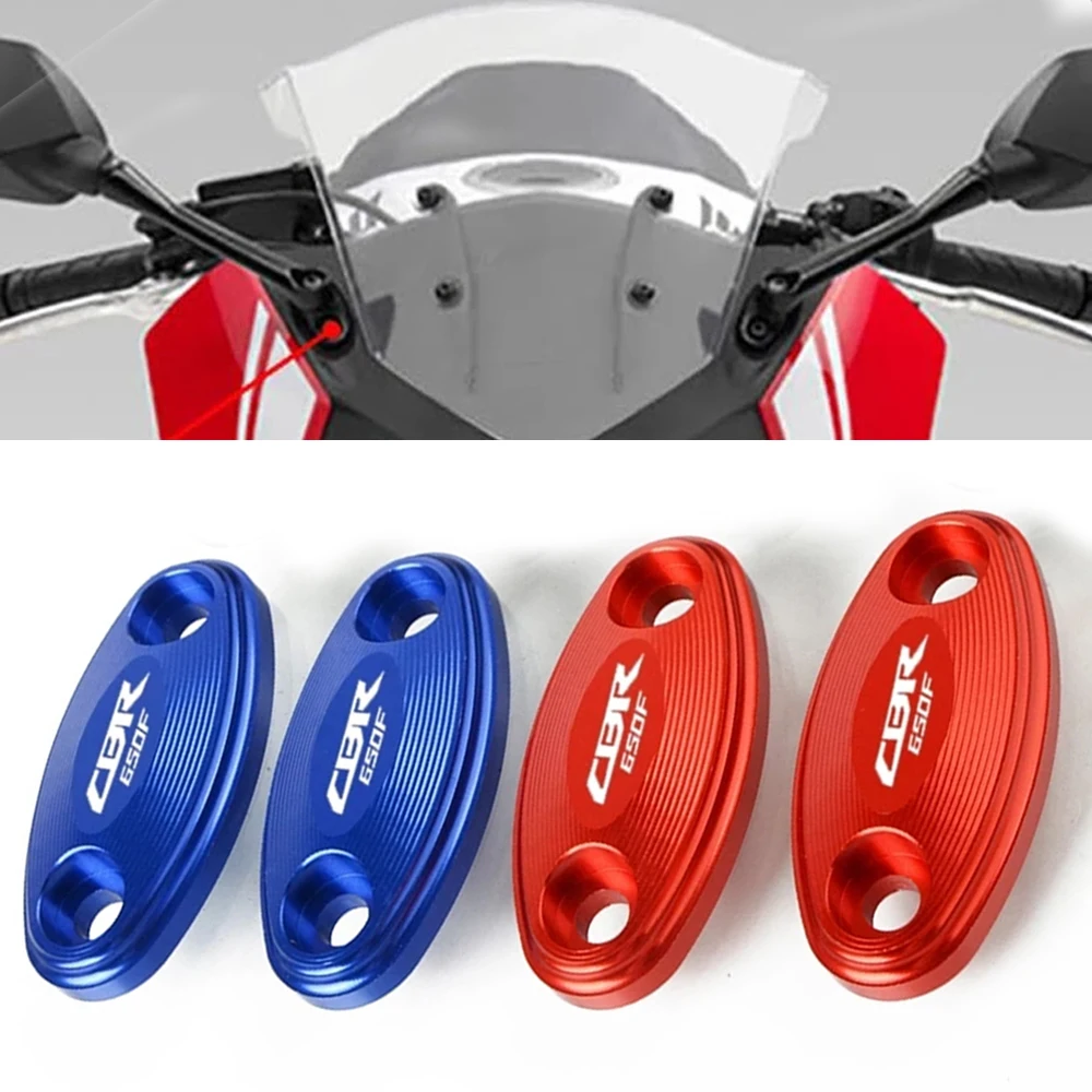 For Honda CBR650F CBR 650 F CBR 650F 2014-2019 2018 Motorcycle Windshield Rear View Side Mirrors Bracket Hole Cap Clamp Cover
For Honda CBR650F CBR 650 F CBR 650F 2014-2019 2018 Motorcycle Windshield Rear View Side Mirrors Bracket Hole Cap Clamp Cover
