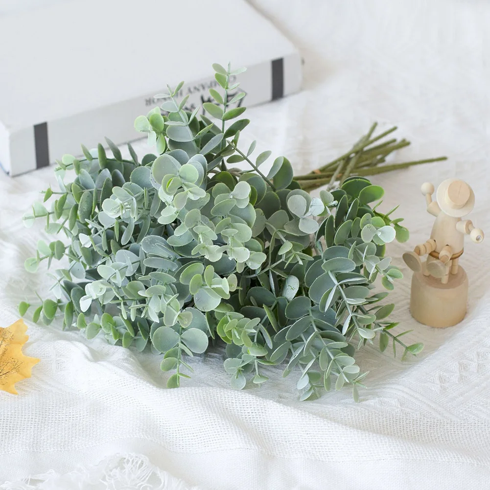 Artificial Eucalyptus Eucalyptus Greenery Leaves Vines Fake Plant For Christmas Wedding Party Home Garden Decor Wreath Flower
Artificial Eucalyptus Eucalyptus Greenery Leaves Vines Fake Plant For Christmas Wedding Party Home Garden Decor Wreath Flower
