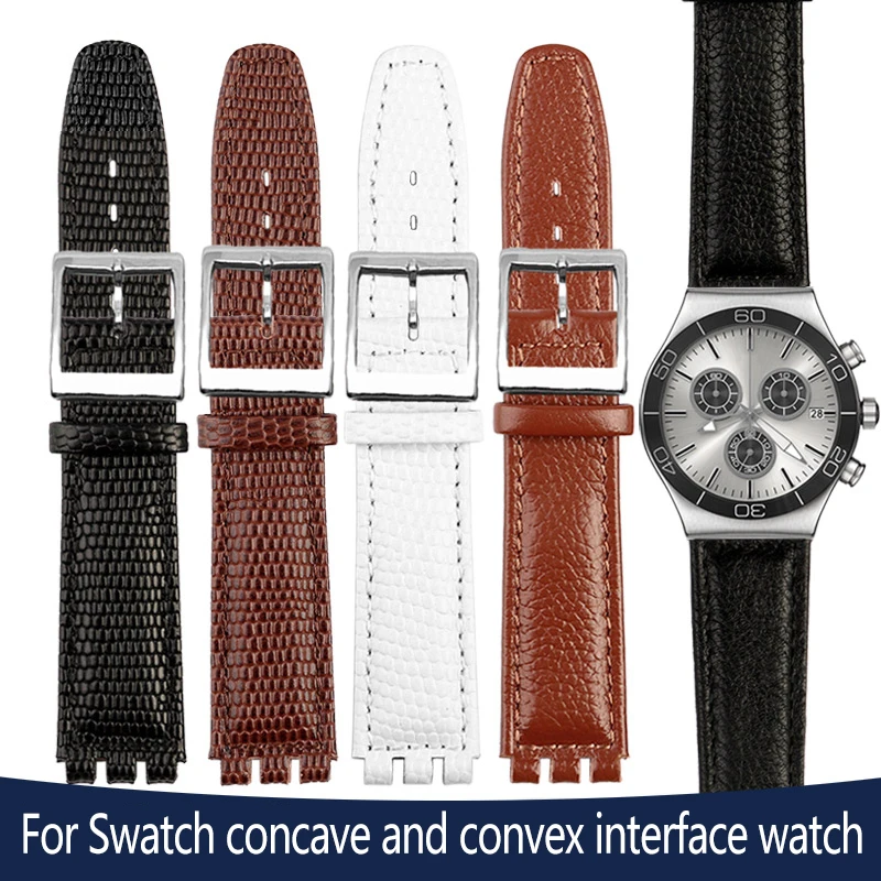 High Quality Leather Watch Strap For Swatch GB274/287/GN239 Concave And Convex Interface Watchband With Lychee Pattern17mm Black
High Quality Leather Watch Strap For Swatch GB274/287/GN239 Concave And Convex Interface Watchband With Lychee Pattern17mm Black