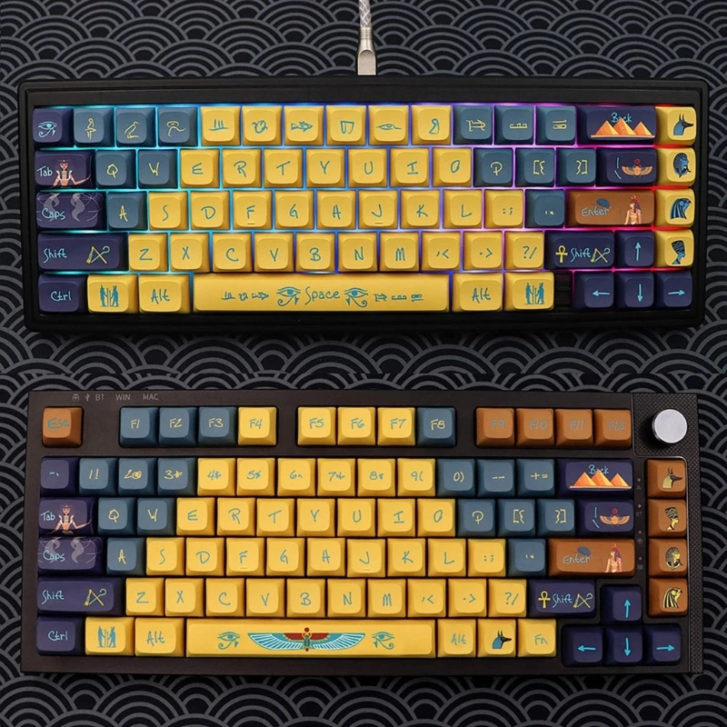Цветной набор ключей для сублимации красителя PBT в Египте Journey XDA Profile Keycap 154 Key
Цветной набор ключей для сублимации красителя PBT в Египте Journey XDA Profile Keycap 154 Key