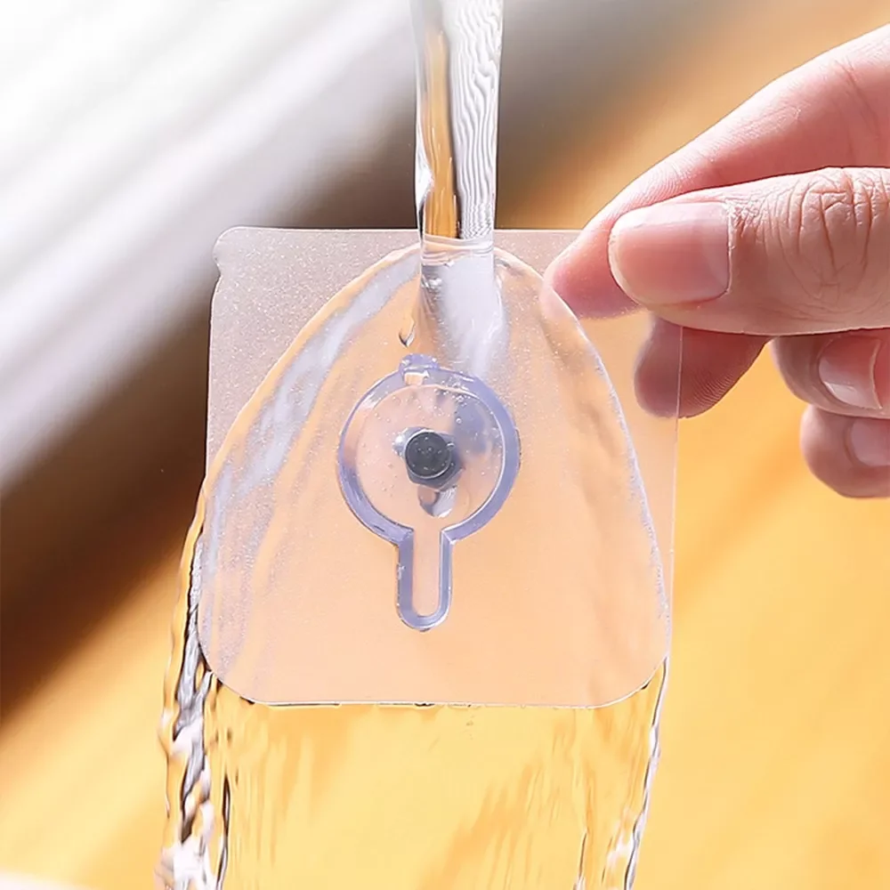 PVC Strong Adhesive Nails Wall Poster Seamless Wall Hook Waterproof Durable Transparent Kitchen Bathroom Screw Hanger
PVC Strong Adhesive Nails Wall Poster Seamless Wall Hook Waterproof Durable Transparent Kitchen Bathroom Screw Hanger