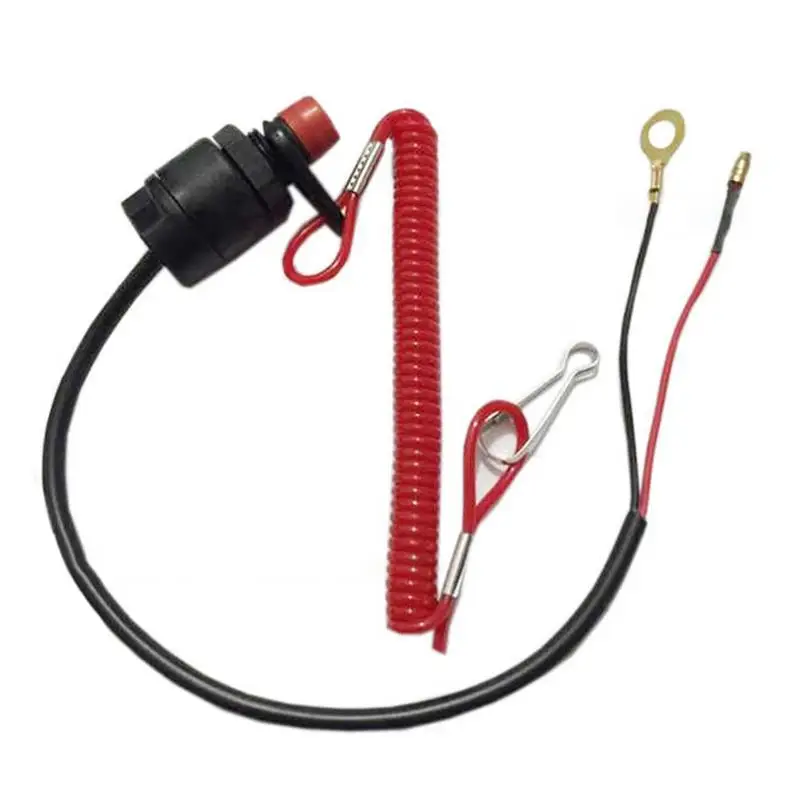 Universal Boat Engine Stop Switch Lanyard Emergency Engine Stop Button Critical Outboard Motor Safety For Outboard Motors
Universal Boat Engine Stop Switch Lanyard Emergency Engine Stop Button Critical Outboard Motor Safety For Outboard Motors