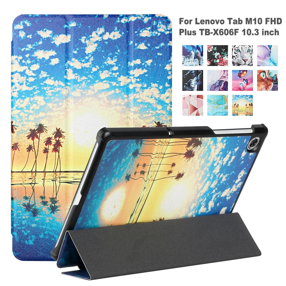 Printed Cover for Lenovo Tab M10 FHD Plus 10.3" Folio Flip Leather Tri-folding Tablet Case for Lenovo M10 FHD Plus TB-X606F 10.3
Printed Cover for Lenovo Tab M10 FHD Plus 10.3" Folio Flip Leather Tri-folding Tablet Case for Lenovo M10 FHD Plus TB-X606F 10.3
