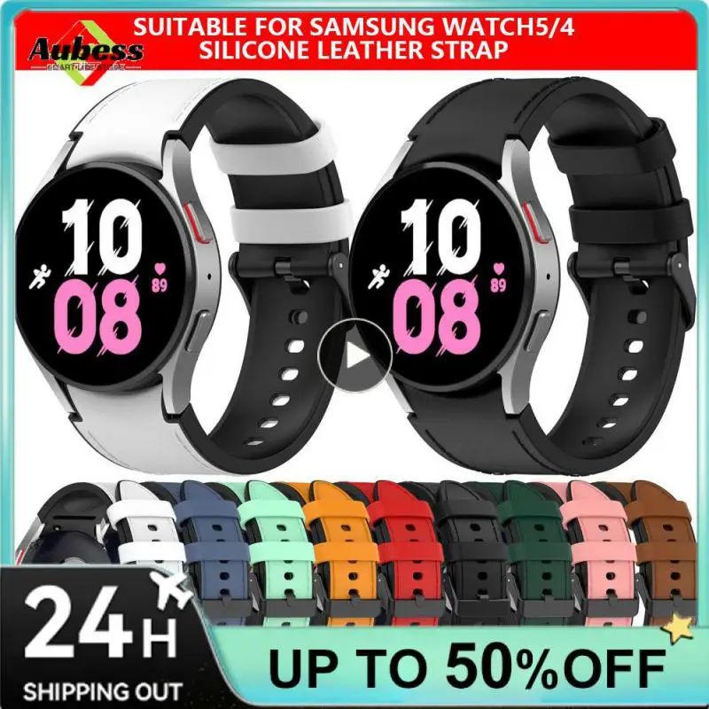 Silicone Bracelet Tape Sweat-proof Sport Watch Wristband Waterproof Silicone Silicone Strap 2023 For Samsung Galaxy Watch5
Silicone Bracelet Tape Sweat-proof Sport Watch Wristband Waterproof Silicone Silicone Strap 2023 For Samsung Galaxy Watch5
