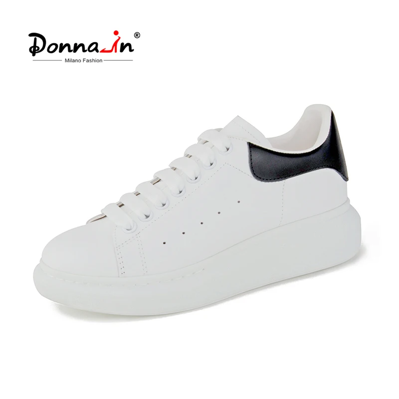 Donna-in Casual Platform White Sneakers Luxury Calfskin Top Quality Genuine Leather Women Shoes Handmade Designer Trainers
Donna-in Casual Platform White Sneakers Luxury Calfskin Top Quality Genuine Leather Women Shoes Handmade Designer Trainers