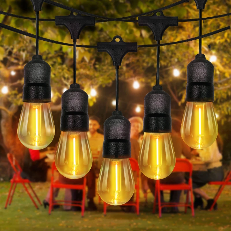 29ft Warm White Waterproof LED Outdoor String Lights for Backyard Garden Patio Gazebo
29ft Warm White Waterproof LED Outdoor String Lights for Backyard Garden Patio Gazebo