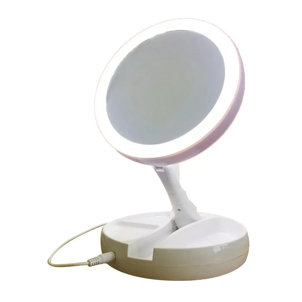 NEW2023 Dual Side Makeup Mirror With Light USB Table Mirror Desktop 10X Magnifying Women Vanity Mirror Cosmetic Mirror With Stor
NEW2023 Dual Side Makeup Mirror With Light USB Table Mirror Desktop 10X Magnifying Women Vanity Mirror Cosmetic Mirror With Stor