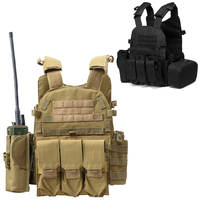 

6094 Tactical Molle Vest Outdoor Hunting Sports Protective Equipment Army Combat Training Air Gun Color Bullet bulletproof vest