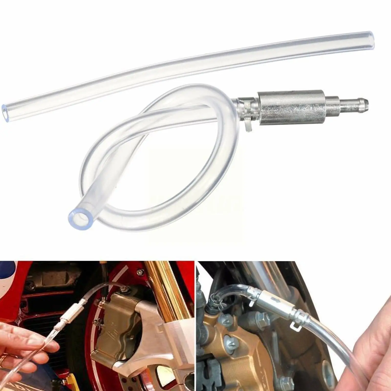 Motorcycle Car Clutch Brake Bleeder Kit 500mm Hose Bleeding One Tube Motorcycle Tool Tool Kit Accessories Way Valve With Z9B0
Motorcycle Car Clutch Brake Bleeder Kit 500mm Hose Bleeding One Tube Motorcycle Tool Tool Kit Accessories Way Valve With Z9B0
