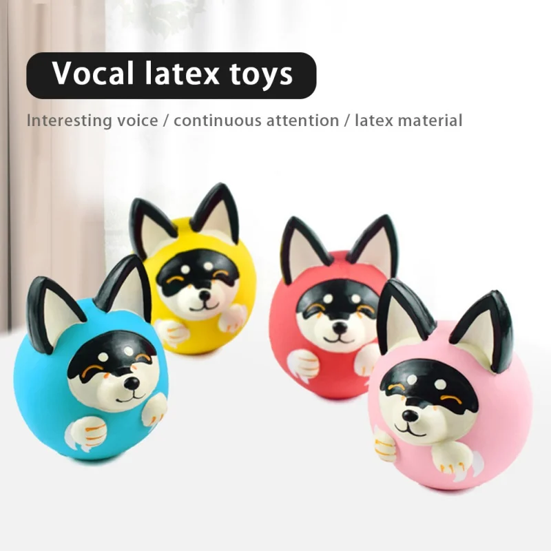 Pet Vocal Chew Toy Cartoon Shape Latex Dog Ball Bite-resistant Molar Dog Toy Pet Chewing Teeth Cleaning Toys Dog Accessories
Pet Vocal Chew Toy Cartoon Shape Latex Dog Ball Bite-resistant Molar Dog Toy Pet Chewing Teeth Cleaning Toys Dog Accessories