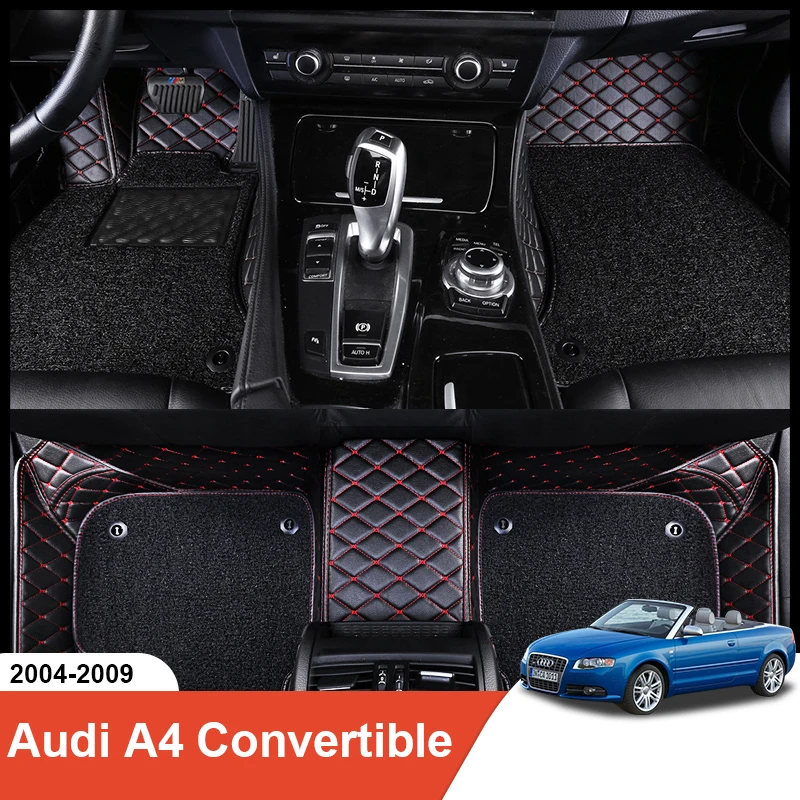 Коврик автомобильный под заказ, подходит для Audi A4 Convertible 2004, аксессуары для интерьера, экологически чистый толстый коврик под заказ для левого и правого привода
Коврик автомобильный под заказ, подходит для Audi A4 Convertible 2004, аксессуары для интерьера, экологически чистый толстый коврик под заказ для левого и правого привода
