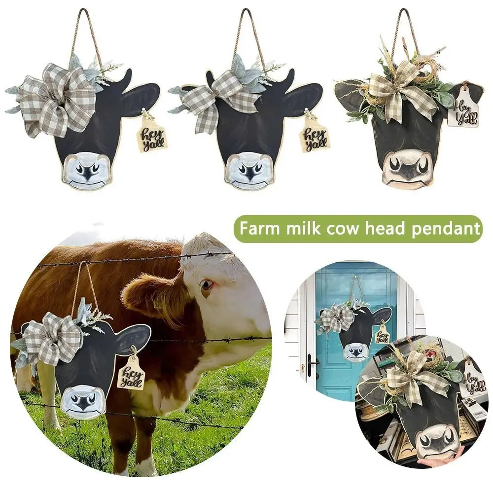Cow Head Sign Welcome Front Door Hanger Rustic Wooden Hanging Signs Porch Decoration Ornaments For Home Kitchen Indoor Outdoor
Cow Head Sign Welcome Front Door Hanger Rustic Wooden Hanging Signs Porch Decoration Ornaments For Home Kitchen Indoor Outdoor