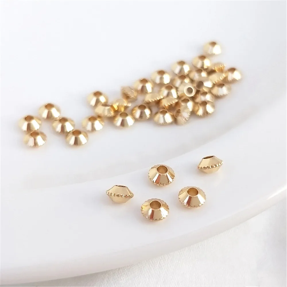 14K Gold Filled Plated Gear, flying saucer, loose beads, beads, and other accessories handmade DIY bracelet beaded materials
14K Gold Filled Plated Gear, flying saucer, loose beads, beads, and other accessories handmade DIY bracelet beaded materials