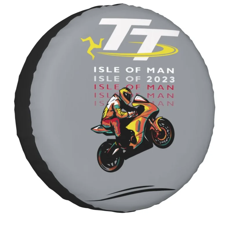 Motorcycle Sports Isle Of Man TT Races Spare Tire Cover for Jeep Mitsubishi Pajero Car Wheel Protectors
Motorcycle Sports Isle Of Man TT Races Spare Tire Cover for Jeep Mitsubishi Pajero Car Wheel Protectors