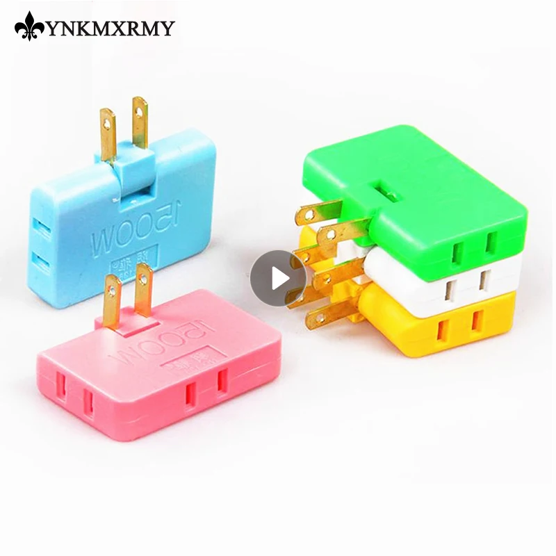US Plug AC 125V 15A 1500W Portable Rotation Triporate Power Plug Socket Multi-plug Ultra-thin Foldable Wireless Adapter Socket
US Plug AC 125V 15A 1500W Portable Rotation Triporate Power Plug Socket Multi-plug Ultra-thin Foldable Wireless Adapter Socket