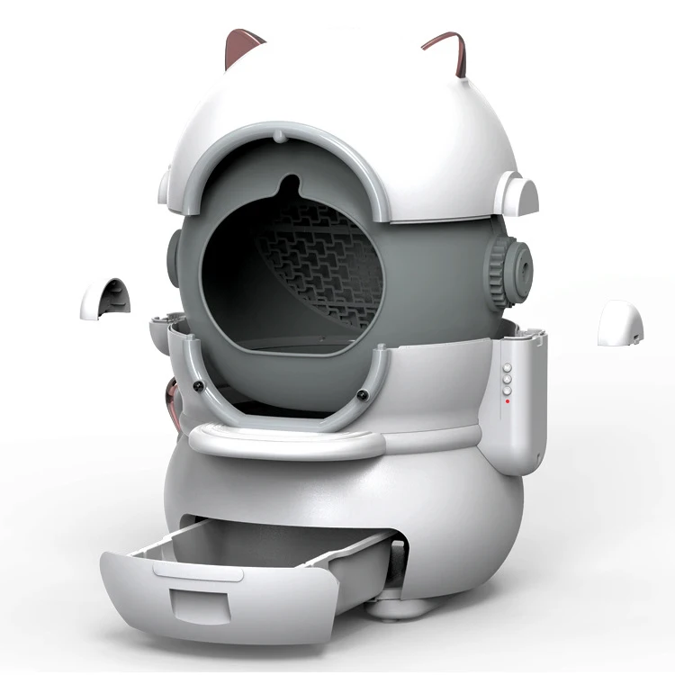 Self-cleaning Automatic Full-automatic smart Intelligent Pet Toilet Fully Enclosed Litter Basin Cat Litter Box
Self-cleaning Automatic Full-automatic smart Intelligent Pet Toilet Fully Enclosed Litter Basin Cat Litter Box