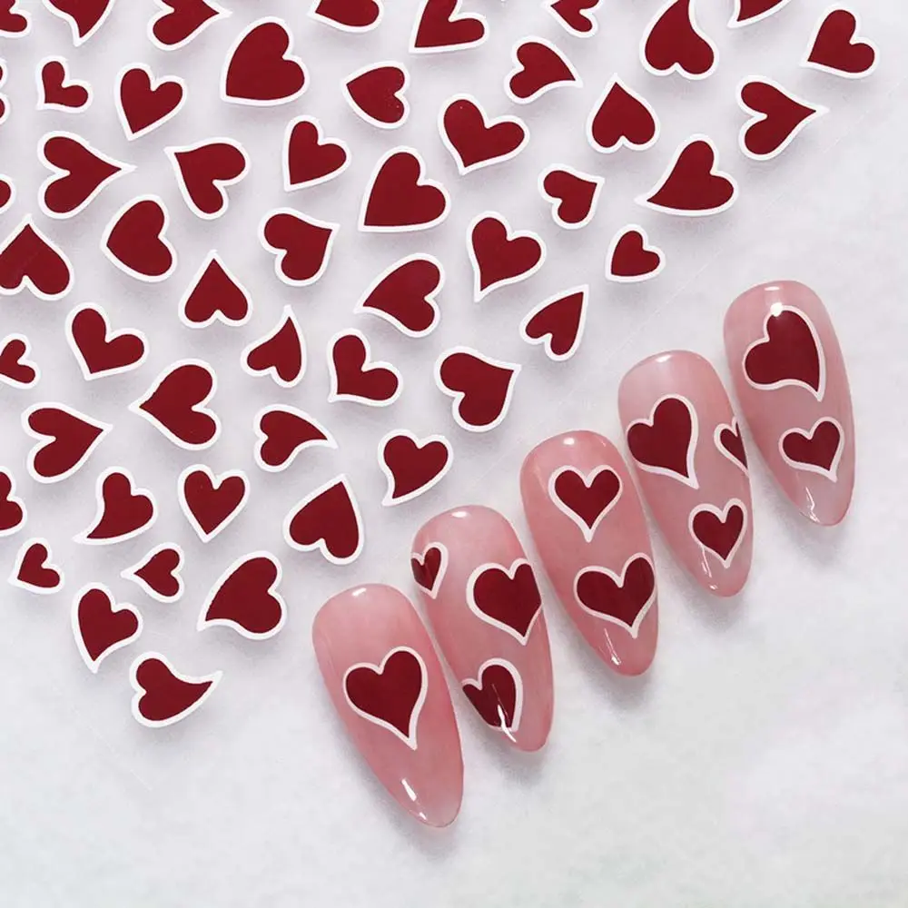 slip film Black White Red Heart Manicure Accessories 3D Nail art sticker Nail decal Hollow Heart Nail Stickers
slip film Black White Red Heart Manicure Accessories 3D Nail art sticker Nail decal Hollow Heart Nail Stickers