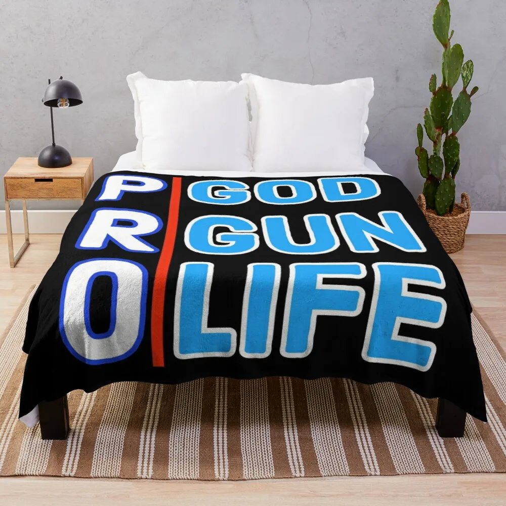 Pro god pro gun pro life Throw Blanket Sofa Quilt Camping Blanket Double Blanket
Pro god pro gun pro life Throw Blanket Sofa Quilt Camping Blanket Double Blanket