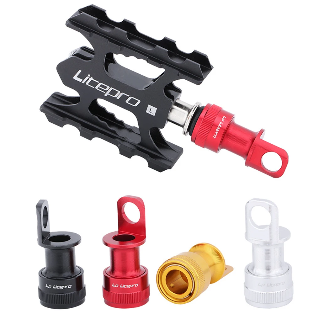 Quick Release Pedal Holder Buckle Aluminum Alloy Portable Frame Mount Adapter Quick Release Base for Brompton MKS
Quick Release Pedal Holder Buckle Aluminum Alloy Portable Frame Mount Adapter Quick Release Base for Brompton MKS
