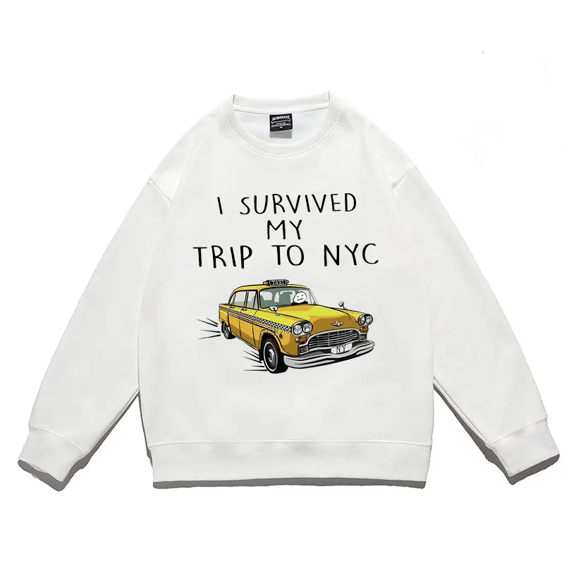 Tom Holland Same Style Sweatshirt Streetwear I Survived My Trip To NYC Letter Logo Print Sweatshirts Men Women Regular Pullover
Tom Holland Same Style Sweatshirt Streetwear I Survived My Trip To NYC Letter Logo Print Sweatshirts Men Women Regular Pullover
