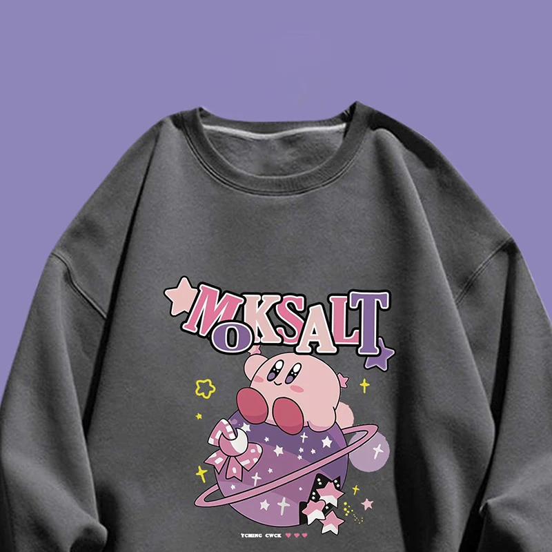 Nice Moksalt Kirby Anime Cartoon Cotton Sweater Autumn Regular Thin or Winter Fleeced Thickened Long-Sleeved Crewneck Sweatshirt
Nice Moksalt Kirby Anime Cartoon Cotton Sweater Autumn Regular Thin or Winter Fleeced Thickened Long-Sleeved Crewneck Sweatshirt