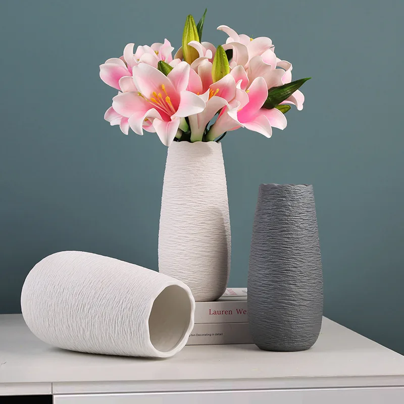 PINNY Nordic Creative Ceramic Flower Vase Minimalist Vases Artwork Home Decoration Accessories For Living Room
PINNY Nordic Creative Ceramic Flower Vase Minimalist Vases Artwork Home Decoration Accessories For Living Room