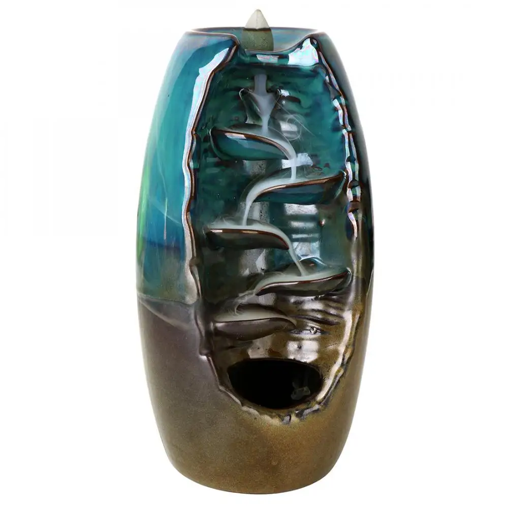 Mini Waterfall Incense Burner Backflow Buddha Censer Backflow Incense Holder Incense Burner Home Office Teahouse Creative Decor
Mini Waterfall Incense Burner Backflow Buddha Censer Backflow Incense Holder Incense Burner Home Office Teahouse Creative Decor