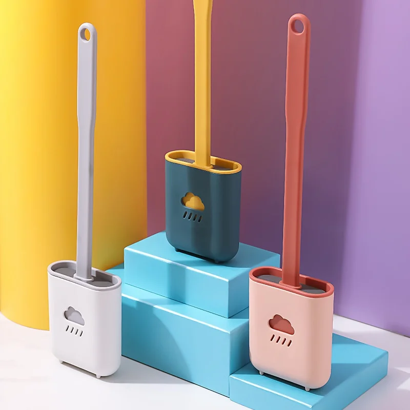 Bathroom Toilet Brush With Holder Self-Adhesive Punch-Free Cloud Cleaning Brush Home Toilet Brush Long Handle Toilet Brush LC378
Bathroom Toilet Brush With Holder Self-Adhesive Punch-Free Cloud Cleaning Brush Home Toilet Brush Long Handle Toilet Brush LC378