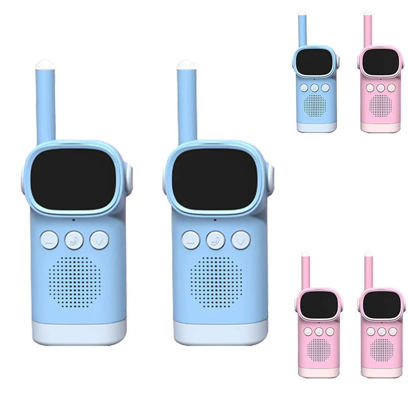 

Children's Walkie-Talkie Rechargeable Children's Toy Walkie-Talkie With Flashlight Lanyard Can Be Used For Camping