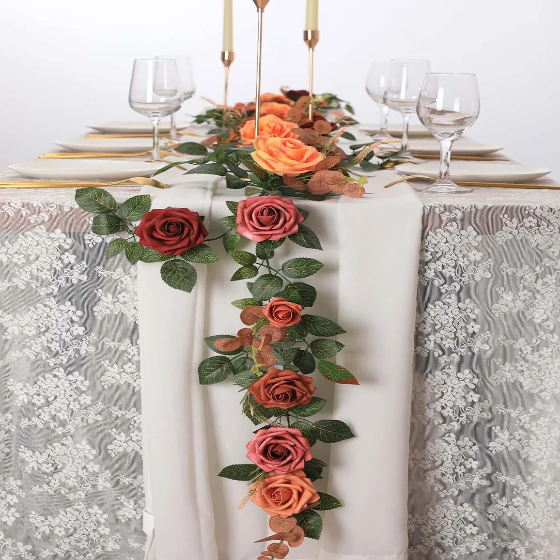 200cm Artificial Rose Flower Table Centerpiece Wreath Burgundy Fake Floral Garland for Wedding Ceremony Backdrop Arch Flowers
200cm Artificial Rose Flower Table Centerpiece Wreath Burgundy Fake Floral Garland for Wedding Ceremony Backdrop Arch Flowers