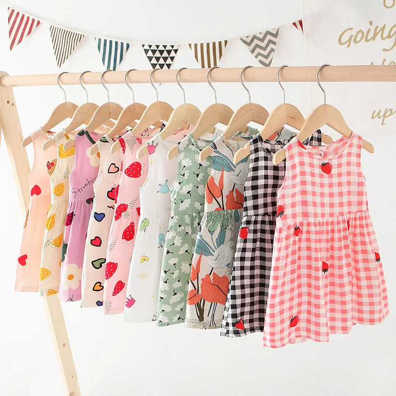 Summer Toddler Girls Dresses Kids Clothing Sleeveless Cute Print Flower Girl Dress Kids Birthday Dresses for Girls
Summer Toddler Girls Dresses Kids Clothing Sleeveless Cute Print Flower Girl Dress Kids Birthday Dresses for Girls