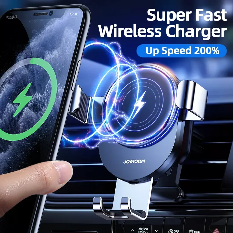 Joyroom 15W Wireless Charger Car Mount for Air Vent Mount Car Phone Holder Intelligent Infrared Fast Wireless Charging Charger
Joyroom 15W Wireless Charger Car Mount for Air Vent Mount Car Phone Holder Intelligent Infrared Fast Wireless Charging Charger