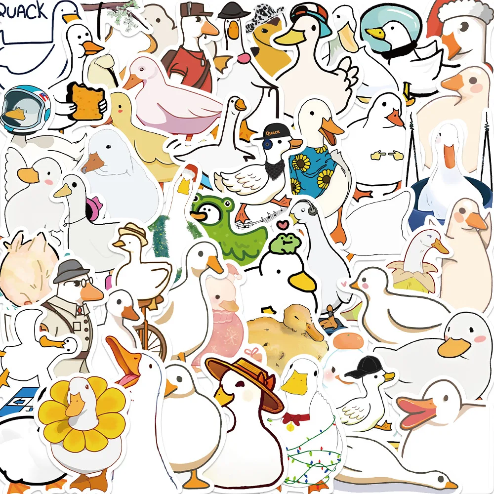 50Pcs Sticker Set Short Stroke Cartoon Duck Series Laptop Guitar Luggage Computer Phone DIY Graffiti Decoration Waterproof Decal
50Pcs Sticker Set Short Stroke Cartoon Duck Series Laptop Guitar Luggage Computer Phone DIY Graffiti Decoration Waterproof Decal