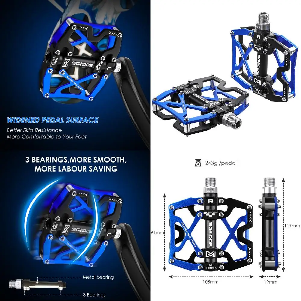 High-Quality 9/16 Aluminum Alloy Bicycle Pedal for Cycling - Biking with Great Grip and Adaptability.
High-Quality 9/16 Aluminum Alloy Bicycle Pedal for Cycling - Biking with Great Grip and Adaptability.